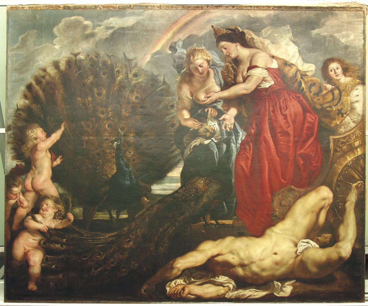 Vorzustand Rubens Juno und Argus